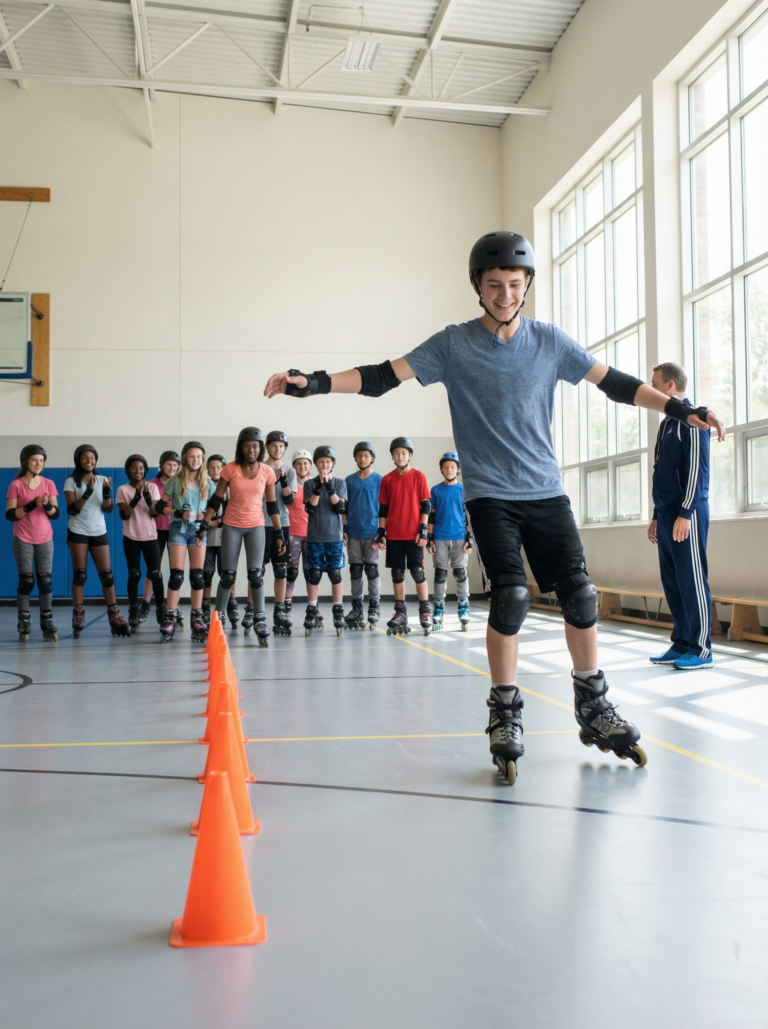 Rollerblades & Skateboard 1